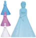 Lexibook- Veilleuse Couleur Elsa La Reine des Neiges-Décoration Lumineuse Multicolore Chambre Enfants Disney Frozen avec Timer, NLJ110FZ