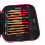 Utbytbara kolsyrade bambupinnar Set Aluminium Rundstickor Ring Set