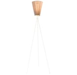 Northern Oslo Wood Golvlampa matt vitt stativ