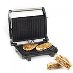 Geepas Panini Press Healthy Grill Machine Non-Stick Toaster Sandwich Maker 1000W