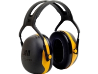 3M X2A, headset, konstruktion, hög ljudnivå, svart, gul, 24 dB, trådbundet