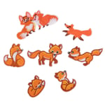 Fox Iron On Patch Sewing Embroidery Applique Kids Children Hair D