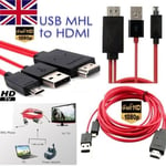 1080p Mhl Micro Usb To Hdmi Hdtv Adapter Htc One Xl,sensation,ones, Sensation Xe