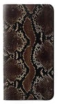 Snake Skin PU Leather Flip Case Cover For OnePlus 6T