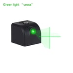 Niveau Laser puissant Mini lignes transversales horizontales et verticales ligne de localisation de niveau Laser Portable Super vert pour Charge USB bricolage - Type GreenCross1PC