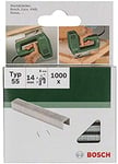 Bosch 1000x Narrow Crown Staples Type 55 (Textiles, Carpet, Acoustic panels, Lawn carpet, 6 x 1.08 x 14 mm, Accessories Tacker, Staple Gun)