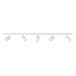 Astro Koto Five Bar Dimmable Indoor Spotlight (Matt White), GU10 LED Lamp, Designed in Britain - 1478016-3 Years Guarantee