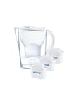 Brita Marella - water filter jug - white - Size 26.5 x 11 cm - Height 27.5 cm - 2.4 L