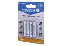 Everactive Evhrl03-1050, Laddningsbart Batteri, Aaa, Nickel-Metallhydrid (Nimh), 1,2 V, 4 Styck, 1050 Mah