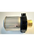 Henco super size press straight female iron adapter pvdf 75 mm x 1
