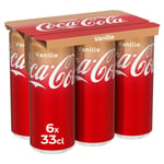 Soda Saveur Vanille Coca-cola - Le Pack De 6 Canettes De 33cl