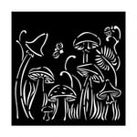 Stamperia Schablon - Hidden Grove Mushrooms 12x12 cm