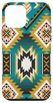 Coque pour iPhone 12 mini Turquoise du Sud-Ouest Amérindien Aztèque Boho Western