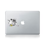 Rat With Acid Tab Vinyl Sticker for Macbook (13/15) or Laptop by George Birch
