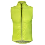 Funkier Windbreaker Pro Cycling Gilet - Fluro Yellow / Large