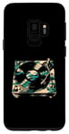 Coque pour Galaxy S9 Platine vinyle DJ Camouflage – Amoureux de musique vintage