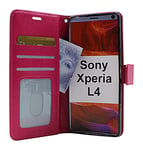 Crazy Horse Wallet Sony Xperia L4 (Hotpink)