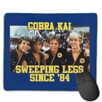 Cobra Kai Sweeping Since 84 Customized Designs Non-Slip Rubber Base Gaming Mouse Pads for Mac,22cm×18cm， Pc, Computers. Ideal for Working Or Game