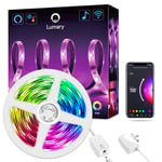 Led Strip Light-Lumary Strip Light Smart 3M RGB TV Light Strip Remote Control Atmosphere Light for Ambient Lighting with Remote Control Compatible with Alexa/Google Assistant