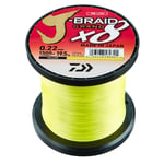 Daiwa J BRAID GRAND X8 0.24mm 1350m CHARTREUSE 49LB