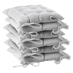 Square Garden Chair Seat Cushions Pack of 6