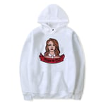 Social Star Singer Lana Del Rey Print Hoodie Harajuku Pullover Sweatshirt Streetwear Hip-Hop Fashion Student Teenager Couple Fan Gift Support Suit(2XS-3XL)