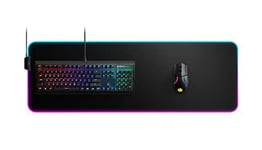 SteelSeries QcK Prism Cloth Gaming Mouse Pad - 2-zone RGB Illumination - Real-ti