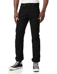 Levi's Men's 505 Regular Fit Jeans, Black, 32W / 32L