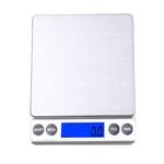HIGHKAS Digital Pocket Scale Digital Multi-Function Food Kitchen Scale with LCD Display 1Kg/0 1G 2Kg/0 1G Portable Electronic Scales Precision Jewelry Scale-Light_Blue_2Kg 1125