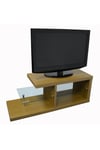 'Halo' - Chunky Tv Stand  Entertainment Unit  Coffee Table - Oak