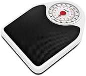 Salter Doctor Style Mechanical Bathroom Scales – Retro White + Black Accurate