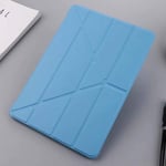 Suitable for Pro11, ipad9.7, 10.2 all-inclusive new silicone anti-fall protective sleeve-Sky blue 9.7 inch