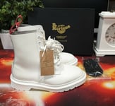 NEW!! Dr MARTENS Undercover 1460 White Made in England Boots Size EUR 38 UK 5