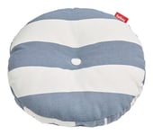 Circle Pillow Outdoor - Stripe Ocean Blue