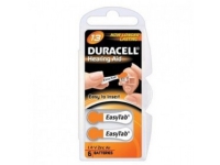 Duracell DA13 ACUSTICA, Single-use battery, Zink-luft, Knapp/mynt, 1,4 V, 6 styck, Metallisk, Orange