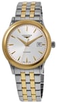 Longines L4.984.3.79.7 Flagship Sølvfarvet/Gul guldtonet stål Ø40 mm