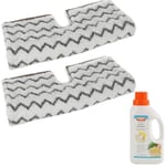 Cover Pads for SHARK Steam Cleaner Mop Klik n Flip Lift Away Pro x2 + Detergent