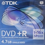 TDK 4.7GB DVD+R 16x 1 pack, New Computers