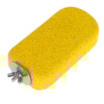 TIAKI fågelpinne av pimpsten, bred - L 13,5 x B 7 x H 2,8 cm