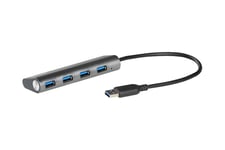 i-Tec USB 3.0 Metal Charging HUB - hub - 4 porte