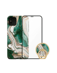 iDeal Printed Bundle Trio iPhone 11 Pro Max/ XS Max Golden Jade Marble
