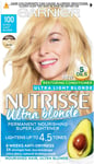 Garnier Nutrisse Light Blonde Hair Dye Permanent, Up to 100 Percent Grey Hair 5