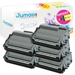 Lot de 5 Toners cartouches type Jumao compatibles pour Brother MFC-L6900DW, Noir