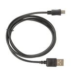 Kingfisher Technology - 90cm Black USB PC/Fast Data Sync Cable Lead Adaptor (22AWG) Compatible with Pure Evoke-1S KSAD0600200W1UK DAB Radio