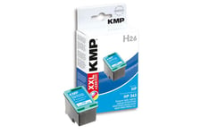 KMP H26 - Størrelse XXL - farve (cyan, magenta, gul) - kompatibel - blækpatron (alternativ til: HP 343, HP C8766EE)