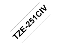 Brother TZe-231CIV - Svart på vitt - Rulle (1,2 cm x 8 m) 1 kassett(er) bandlaminat - för P-Touch PT-1090, 1290, 1830, 2030, 2100, 2430, 2700, 2730, 7500, 7600, 9700, 9800, P300