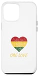 iPhone 12 Pro Max Heart One Love Reggae Case
