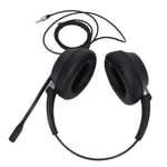3.5mm Cell Phone Headset With Mic Noise Cancelling Binaural Customer Service BLW