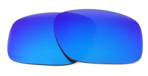NEW POLARIZED ICE BLUE REPLACEMENT LENS FOR OAKLEY SLIVER ROUND SUNGLASSES