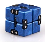 Liten Gyllene Elefant Uppgraderad Infinity Cube Fidget Leksak, Cool Mini Gadget Bäst för Stress och Ångestlindring och Tidfördriv, Specialdesignad (Safir) Sapphire